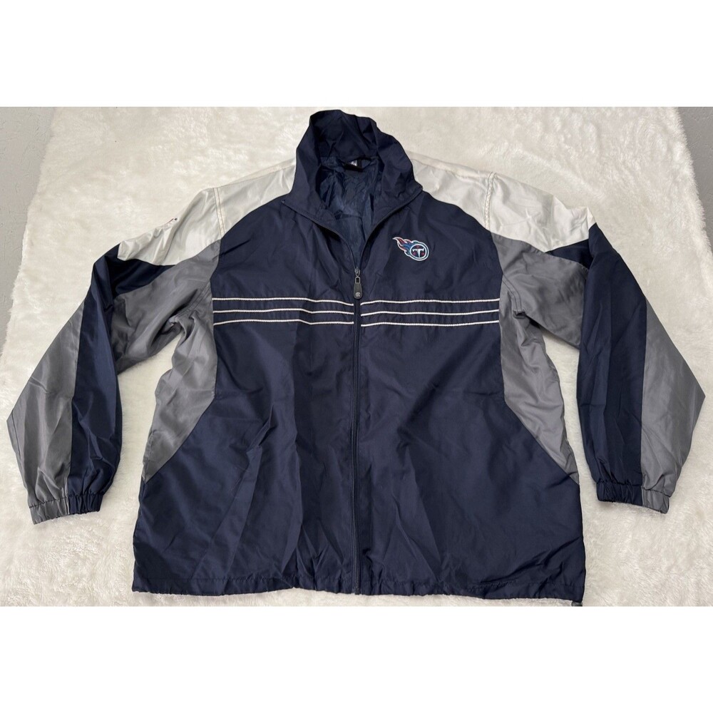 Reebok NFL Tennessee Titans Team Apparel  Windbreaker Jacket Size XL